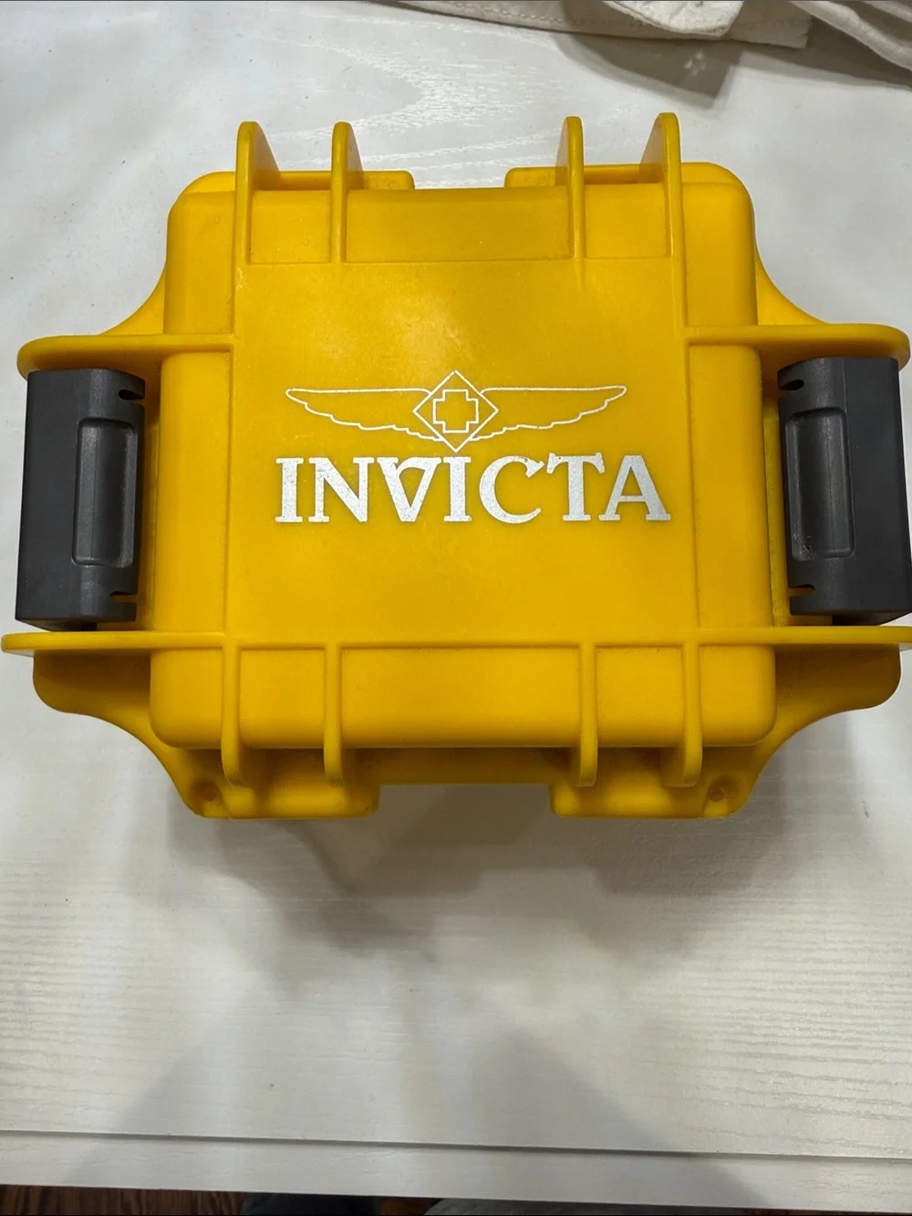 Invicta Yellow Protective Case for Watch- Rugged Carrying Case